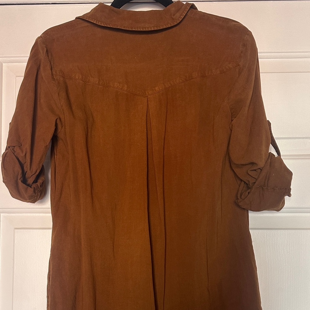 Brown Bella Dahl duster dress - Picture 8 of 8